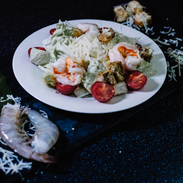 Цезарь с креветками